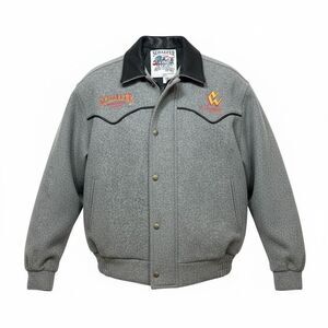 Schaefer Outfitter Bighorn Wool Western Yoke Bomber Jacket Men's Medium